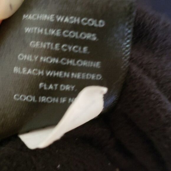 Vera Wang Black Bottom Wrap Long Sleeve Shirt XS - Picture 9 of 9